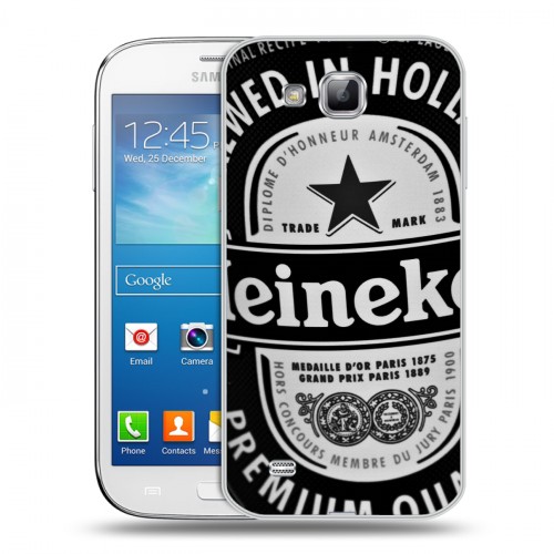 Дизайнерский пластиковый чехол для Samsung Galaxy Premier Heineken