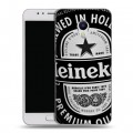 Дизайнерский силиконовый чехол для Meizu M5s Heineken