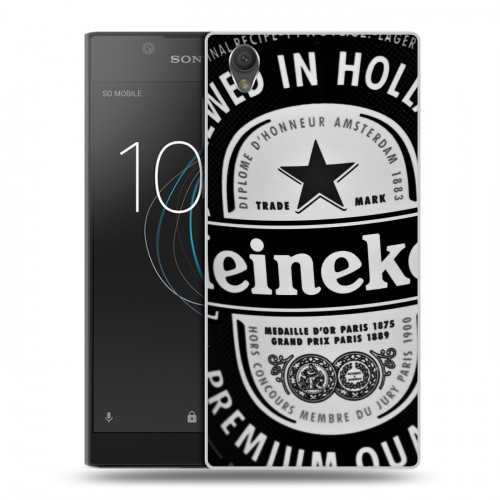 Дизайнерский пластиковый чехол для Sony Xperia L1 Heineken