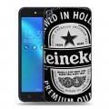 Дизайнерский силиконовый чехол для Asus ZenFone Live Heineken