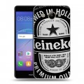 Дизайнерский пластиковый чехол для Huawei Y3 (2017) Heineken