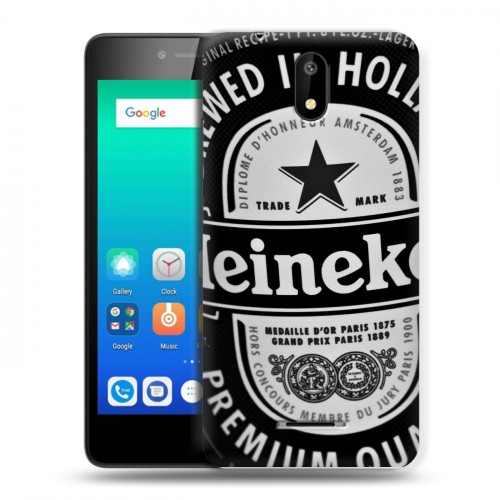 Дизайнерский силиконовый чехол для Micromax Q409 Heineken