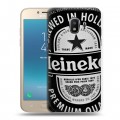 Дизайнерский пластиковый чехол для Samsung Galaxy J2 (2018) Heineken