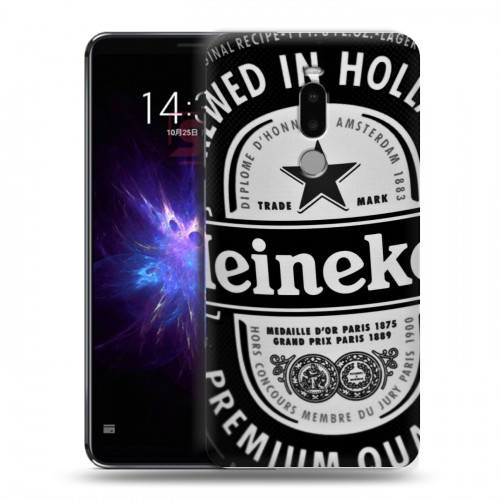 Дизайнерский силиконовый чехол для Meizu Note 8 Heineken