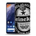 Дизайнерский силиконовый чехол для Nokia 9 PureView Heineken