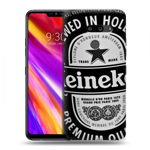 Дизайнерский пластиковый чехол для LG G8 ThinQ Heineken