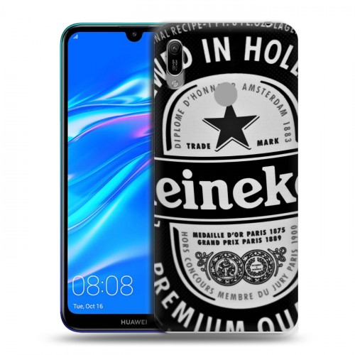 Дизайнерский пластиковый чехол для Huawei Y6 (2019) Heineken