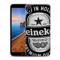 Дизайнерский силиконовый чехол для Xiaomi RedMi 7A Heineken