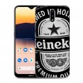 Дизайнерский пластиковый чехол для Nokia 2.3 Heineken