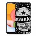 Дизайнерский силиконовый чехол для Samsung Galaxy M01 Heineken