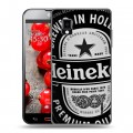 Дизайнерский пластиковый чехол для LG Optimus G Heineken