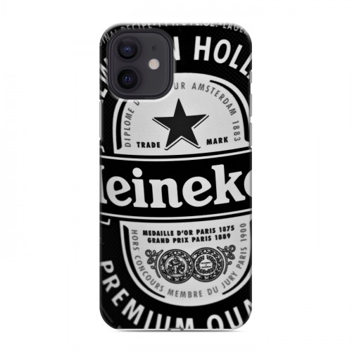 Дизайнерский силиконовый чехол для Iphone 12 Heineken