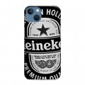 Дизайнерский силиконовый чехол для Iphone 13 Heineken