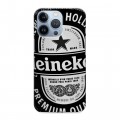 Дизайнерский силиконовый чехол для Iphone 13 Pro Heineken