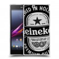 Дизайнерский пластиковый чехол для Sony Xperia Z Ultra  Heineken