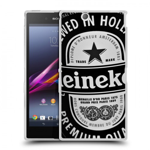 Дизайнерский пластиковый чехол для Sony Xperia Z Ultra  Heineken