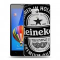 Дизайнерский пластиковый чехол для Huawei Honor 3 Heineken
