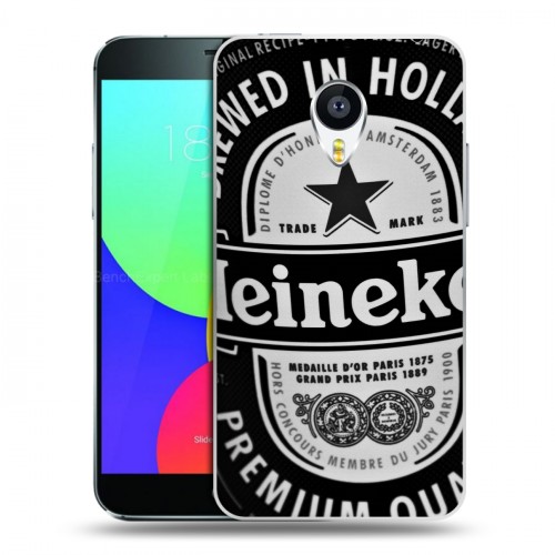 Дизайнерский пластиковый чехол для Meizu MX4 Heineken