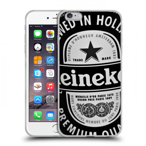 Дизайнерский силиконовый чехол для Iphone 6 Plus/6s Plus Heineken