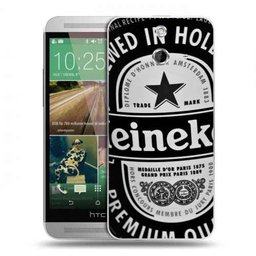 Дизайнерский пластиковый чехол для HTC One E8 Heineken