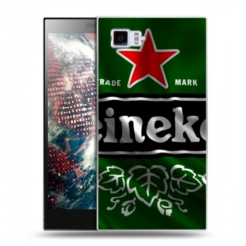 Дизайнерский силиконовый чехол для Lenovo Vibe Z2 Heineken