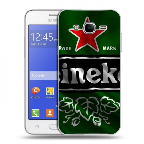 Дизайнерский силиконовый чехол для Samsung Galaxy J7 Heineken