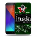 Дизайнерский пластиковый чехол для Meizu MX5 Heineken