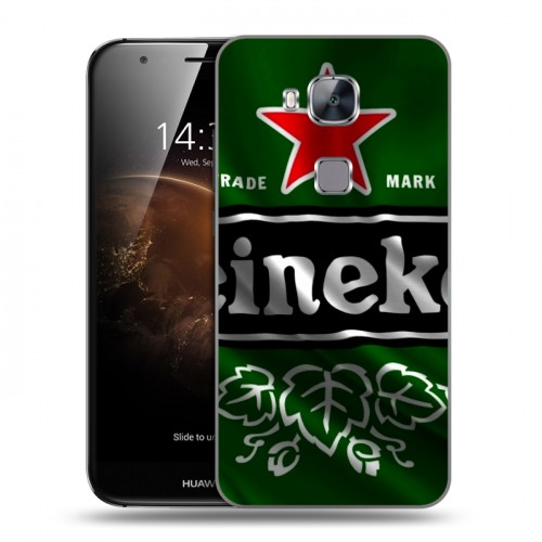 Дизайнерский пластиковый чехол для Huawei G8 Heineken