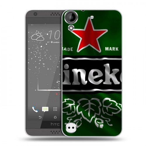 Дизайнерский пластиковый чехол для HTC Desire 530 Heineken