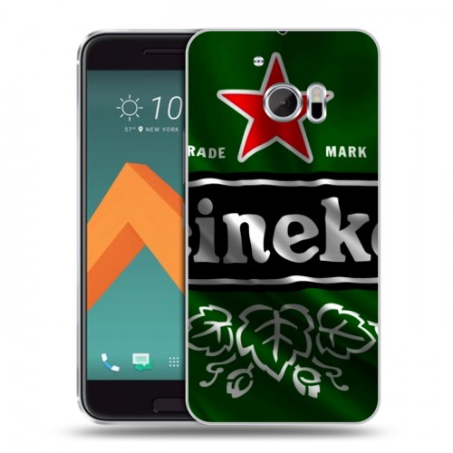 Дизайнерский пластиковый чехол для HTC 10 Heineken