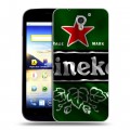 Дизайнерский пластиковый чехол для ZTE Blade A510 Heineken