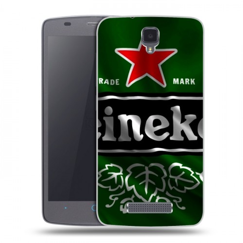 Дизайнерский силиконовый чехол для ZTE Blade L5 Heineken