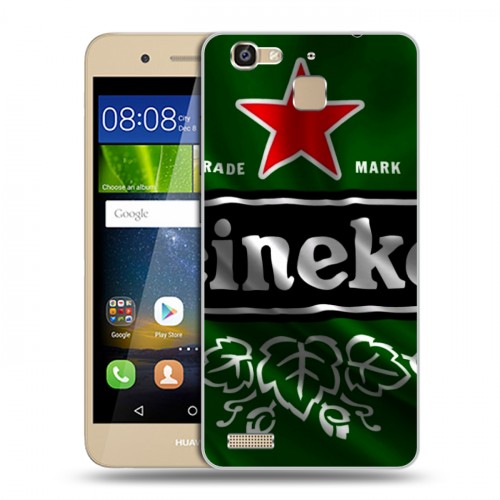 Дизайнерский пластиковый чехол для Huawei GR3 Heineken