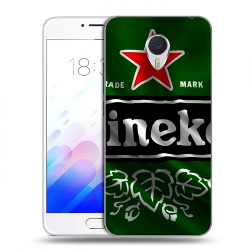 Дизайнерский пластиковый чехол для Meizu M3E Heineken