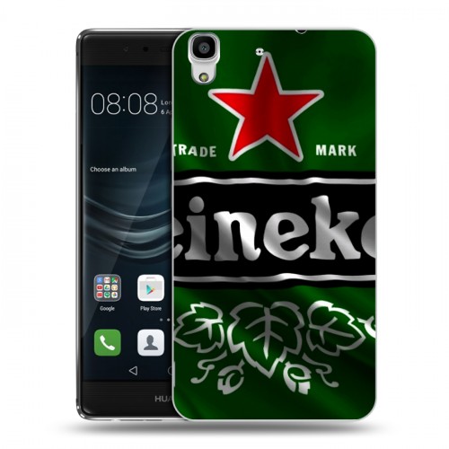 Дизайнерский пластиковый чехол для Huawei Y6II Heineken