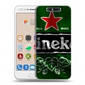 Дизайнерский пластиковый чехол для ZTE Blade V8 Heineken