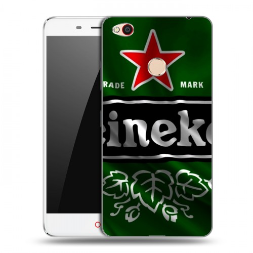 Дизайнерский пластиковый чехол для ZTE Nubia N1 Heineken