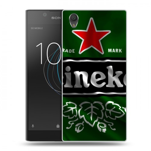 Дизайнерский пластиковый чехол для Sony Xperia L1 Heineken