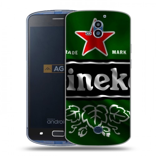 Дизайнерский силиконовый чехол для AGM X1 Heineken