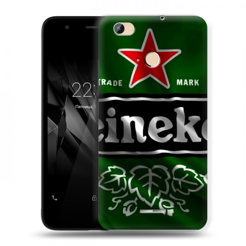 Дизайнерский силиконовый чехол для Micromax Canvas Juice 4 Q465 Heineken