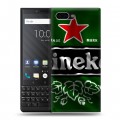 Дизайнерский пластиковый чехол для BlackBerry KEY2 Heineken