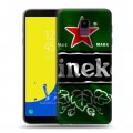 Дизайнерский пластиковый чехол для Samsung Galaxy J6 Heineken