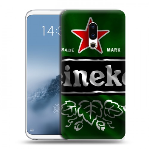 Дизайнерский силиконовый чехол для Meizu 16th Plus Heineken