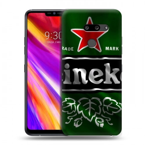 Дизайнерский пластиковый чехол для LG G8 ThinQ Heineken