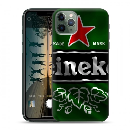 Дизайнерский пластиковый чехол для Iphone 11 Pro Heineken