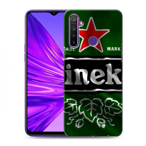 Дизайнерский силиконовый чехол для Realme 5 Heineken