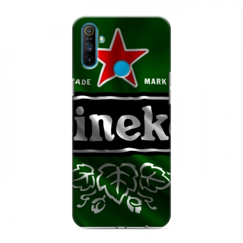 Дизайнерский силиконовый чехол для Realme C3 Heineken