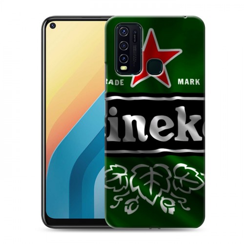 Дизайнерский пластиковый чехол для Vivo Y30 Heineken