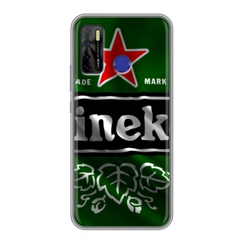 Дизайнерский силиконовый чехол для Tecno Camon 15 Heineken