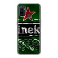 Дизайнерский силиконовый с усиленными углами чехол для OPPO A53 Heineken